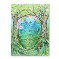 Trademark Fine Art Michelle Faber 'Into The Forest' Canvas Art, 14x19 ALI17969-C1419GG